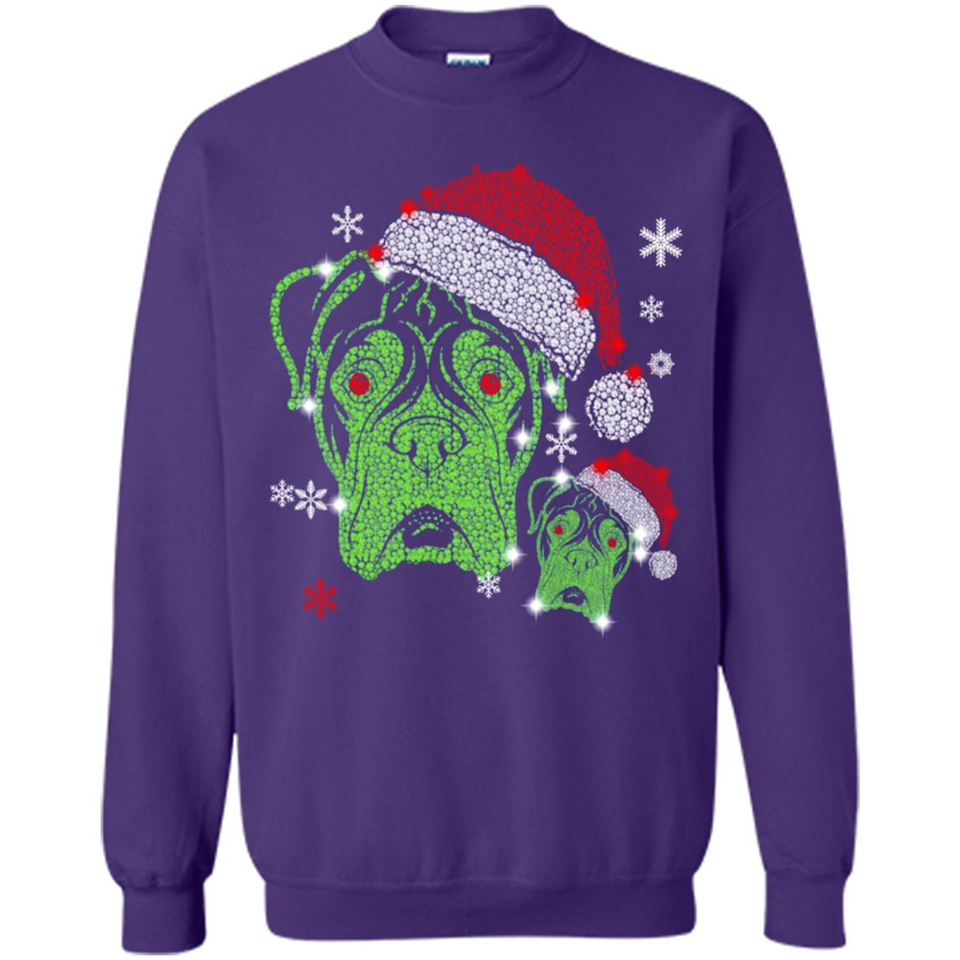 Boxer Dog diamond Christmas - Sweatshirt
