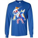 MLB MIAMI MARLINS UNCLE SAM DABBING INDEPENDENCE DAY