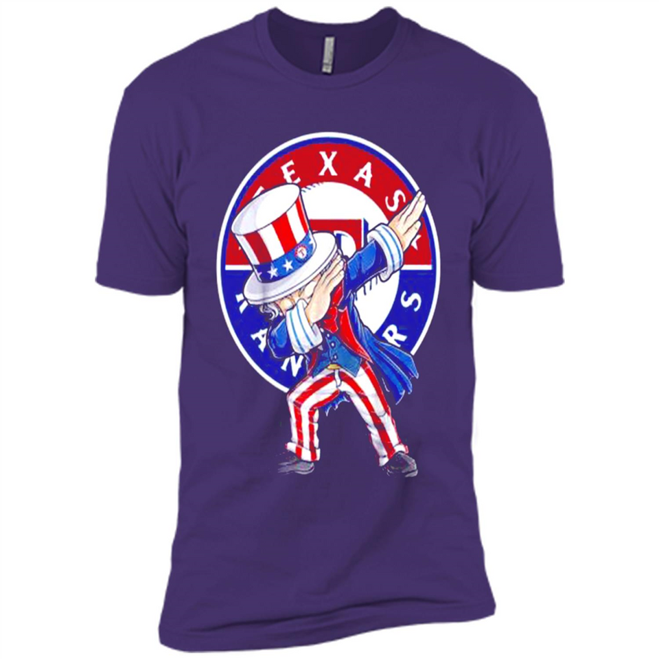 MLB TEXAS RANGERS UNCLE SAM DABBING INDEPENDENCE DAY