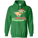 Christmas Merry Goatmas Goat Shirt Santa Hat - Hoodie