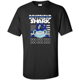 Police boyfriend Shark Blue Line Tee