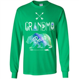Grandma Bear Shirt Tribal Family Vacation & Camping Tee - Long Sleeve T-Shirt