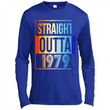 Retro Straight Outta 1979 39 Years Old - Canvas Long Sleeve T-Shirt