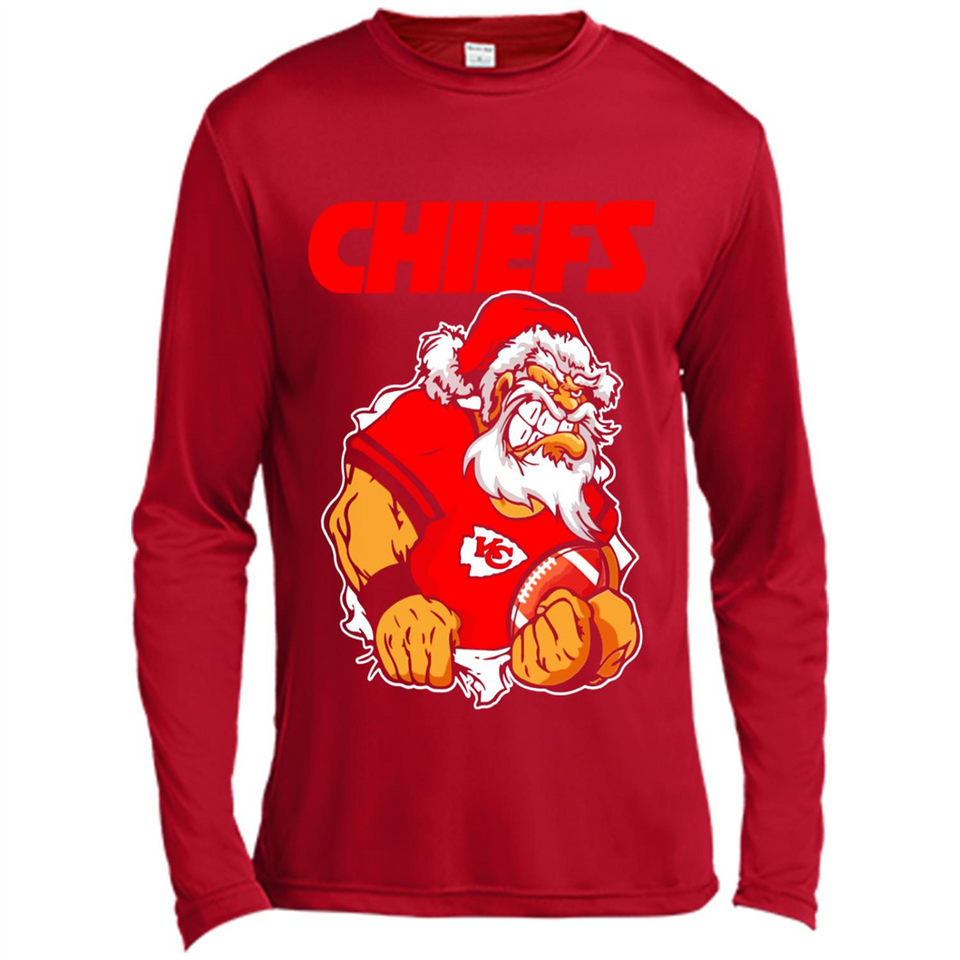 Grumpy Santa Claus Kansas City Chiefs Football Team PINGPONG
