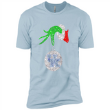 Amazing shirt Kentucky Wildcats Glitter Grinch Monogram Ornament Christmas Gift - Premium Short Sleeve T-Shirt