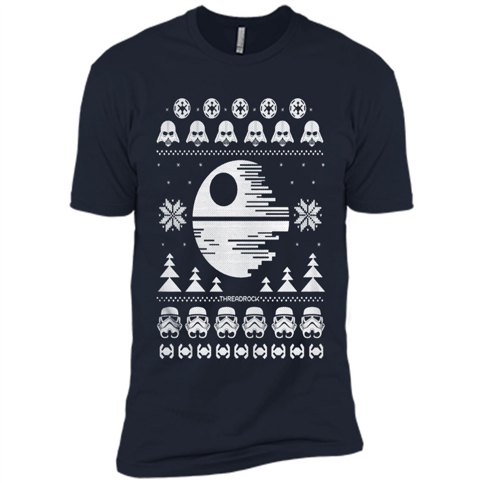 Star War Ugly Christmas 2018 - Premium Short Sleeve T-Shirt