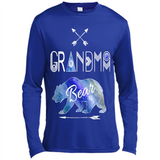 Grandma Bear Shirt Tribal Family Vacation & Camping Tee - Canvas Long Sleeve T-Shirt