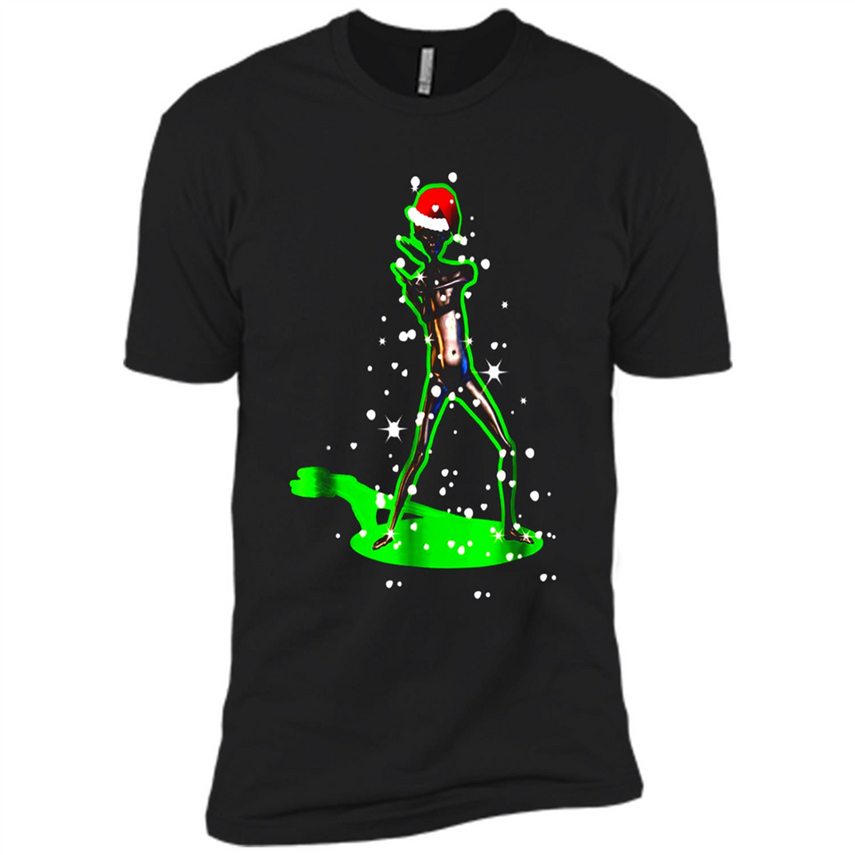 Santa Hat Christmas-Howard The Alien Ladies' Boyfriend