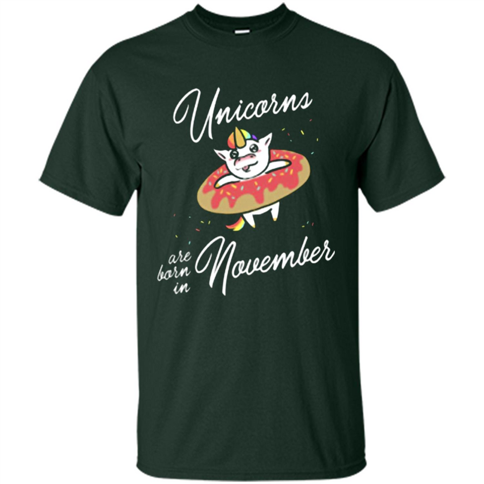 Unicorns Born In November Birthday