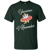 Unicorns Born In November Birthday