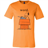 Snoopy Word - Canvas Unisex T-Shirt