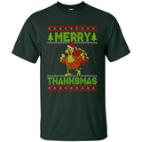 Merry Thankmas Ugly Xmas Thanksgiving Turkey Sweatshirt - Shirt