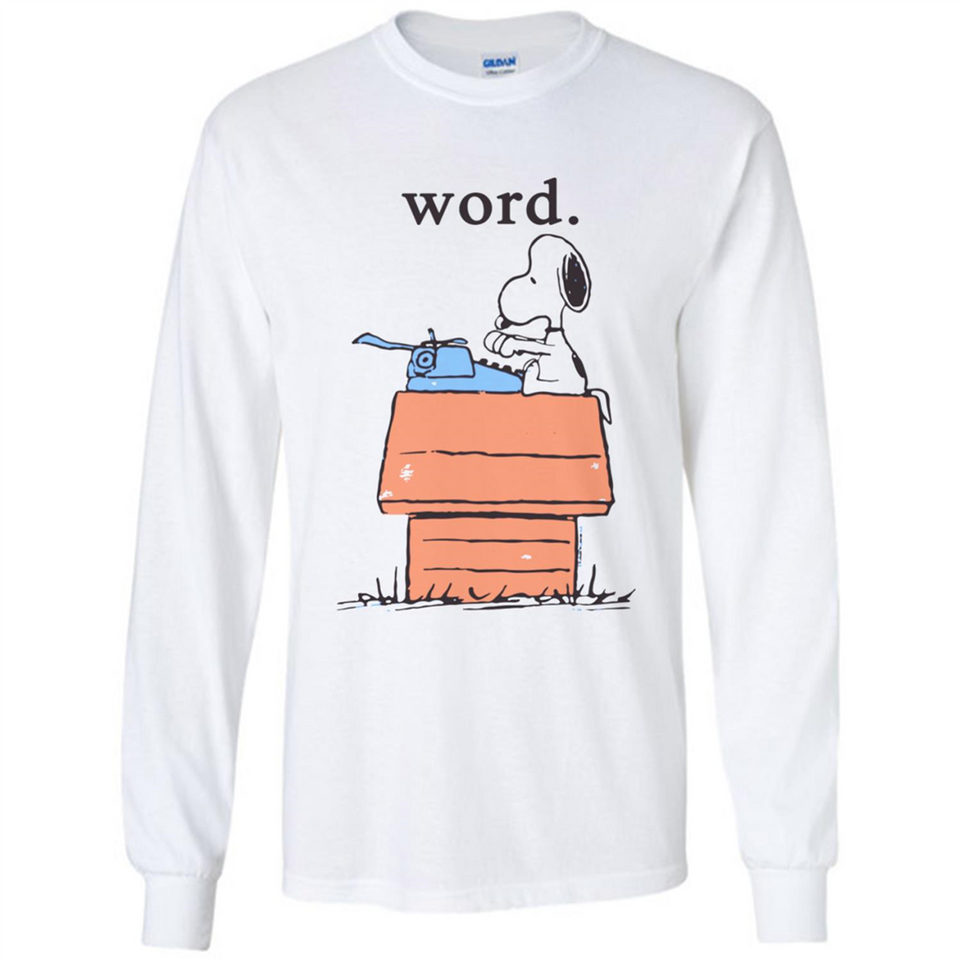 Snoopy Word - Long Sleeve T-Shirt