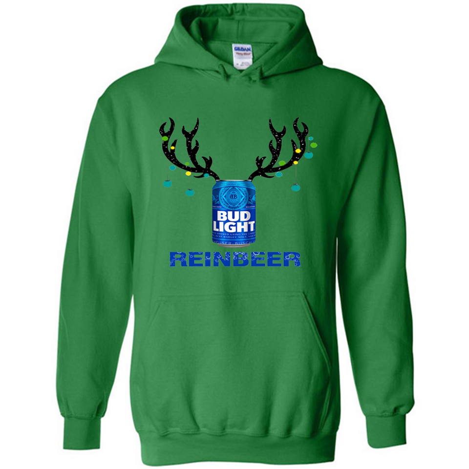Bud Light Reinbeer Funny Beer Reindeer Christmas Sweatshirt - Hoodie