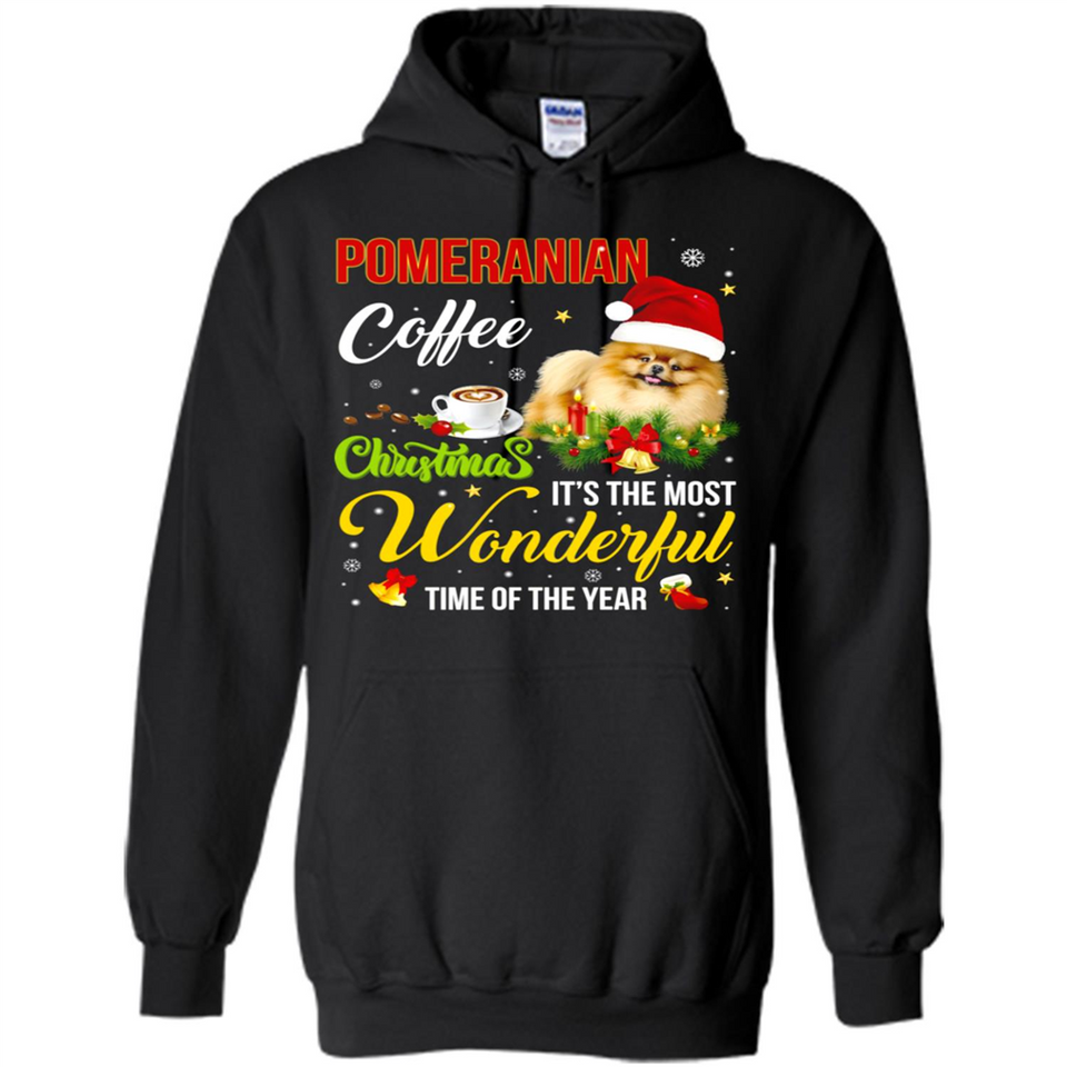 Pomeranian Coffee Wonderful Christmas