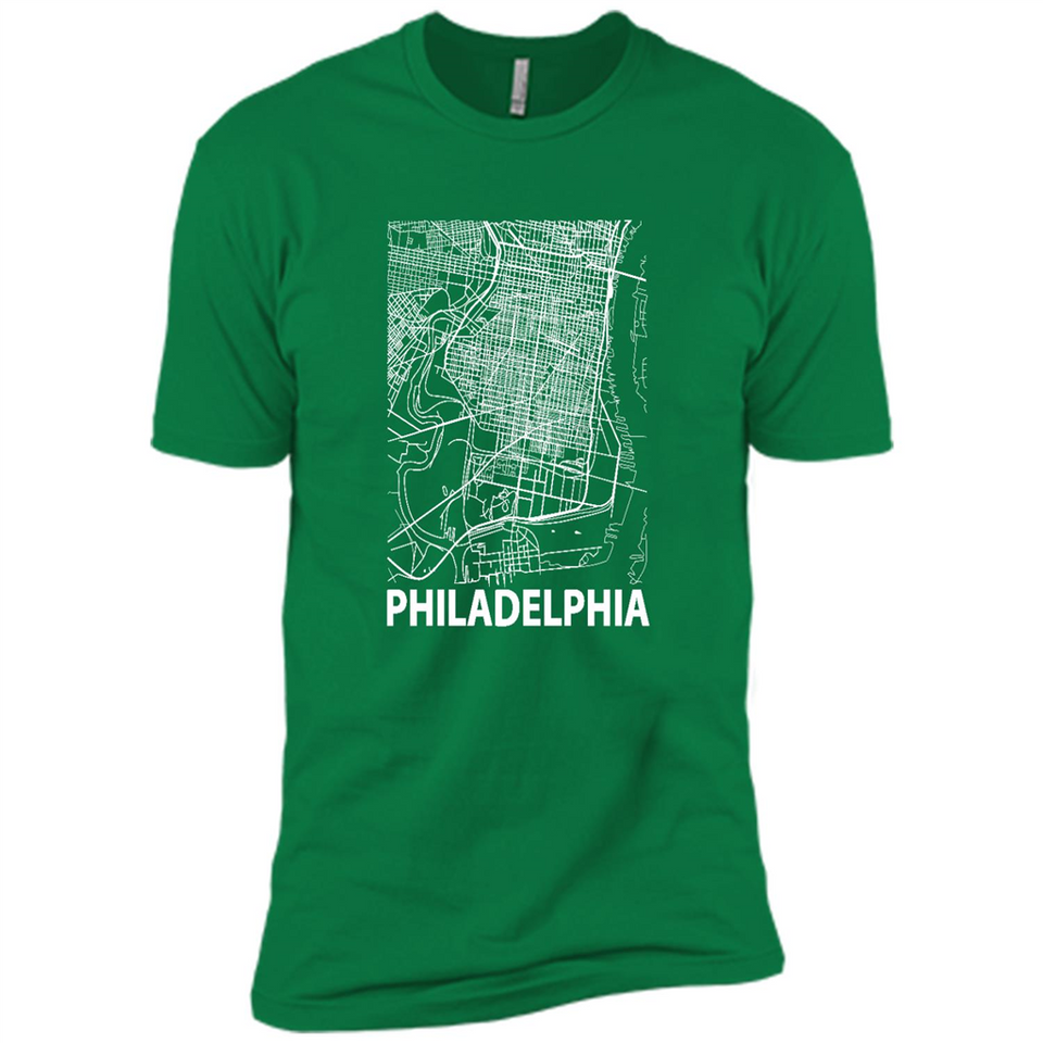 Philadelphia Pennsylvania City Map Souvenir