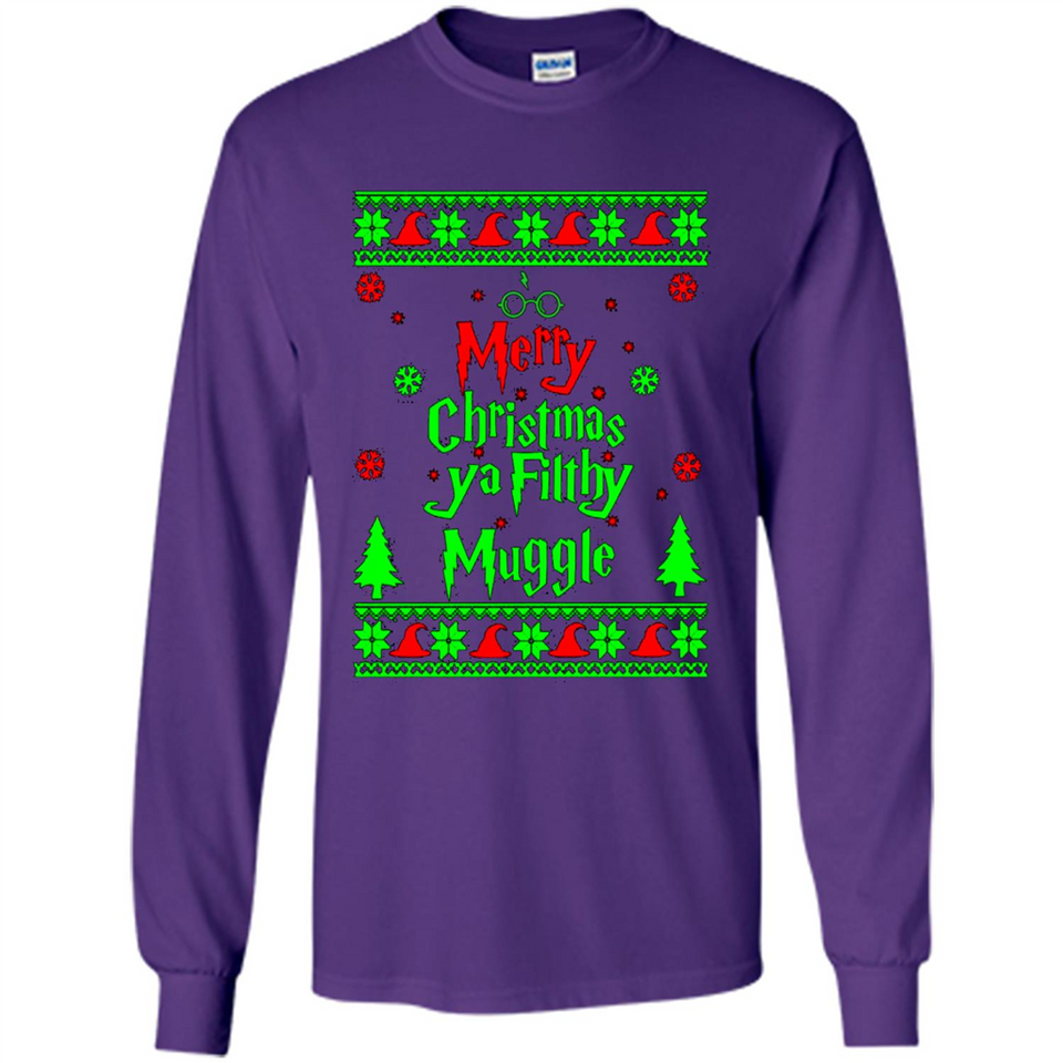 Merry Christmas ya filthy animal ugly sweater PINGPONG
