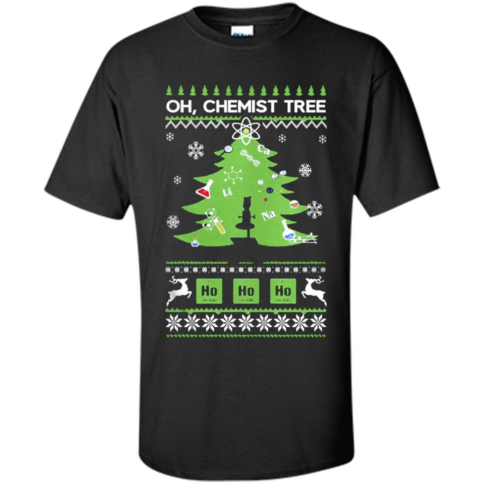 Oh Chemist Tree Ugly Christmas Sweater - Shirt