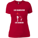 Boston Red Sox GrandFather Like GrandSon - Ladies' Boyfriend T-Shirt