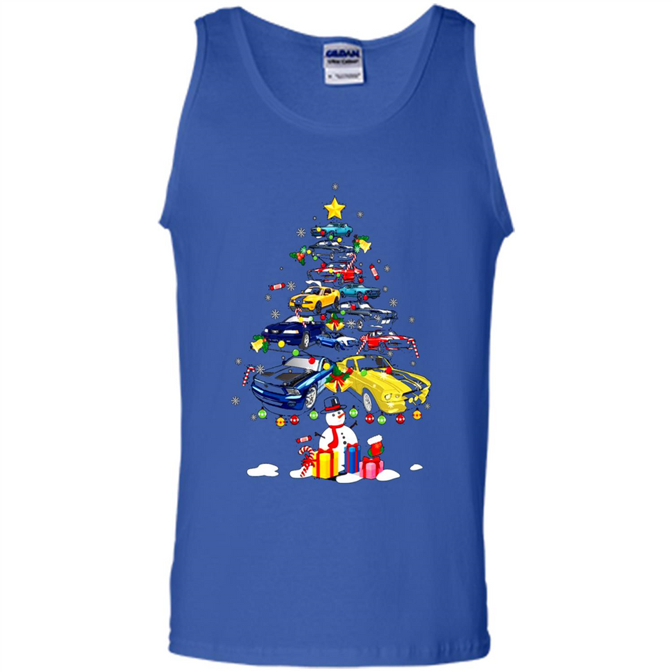 Mustang Tree Christmas Sweatshirt PINGPONG