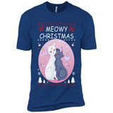 Sailor Moon Yin Yang Cat Love Ugly Christmas Sweater - Premium Short Sleeve T-Shirt