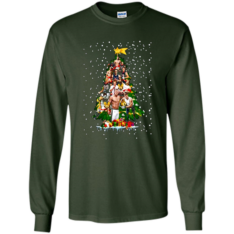 J.J. Watt Christmas Tree ugly sweater PINGPONG