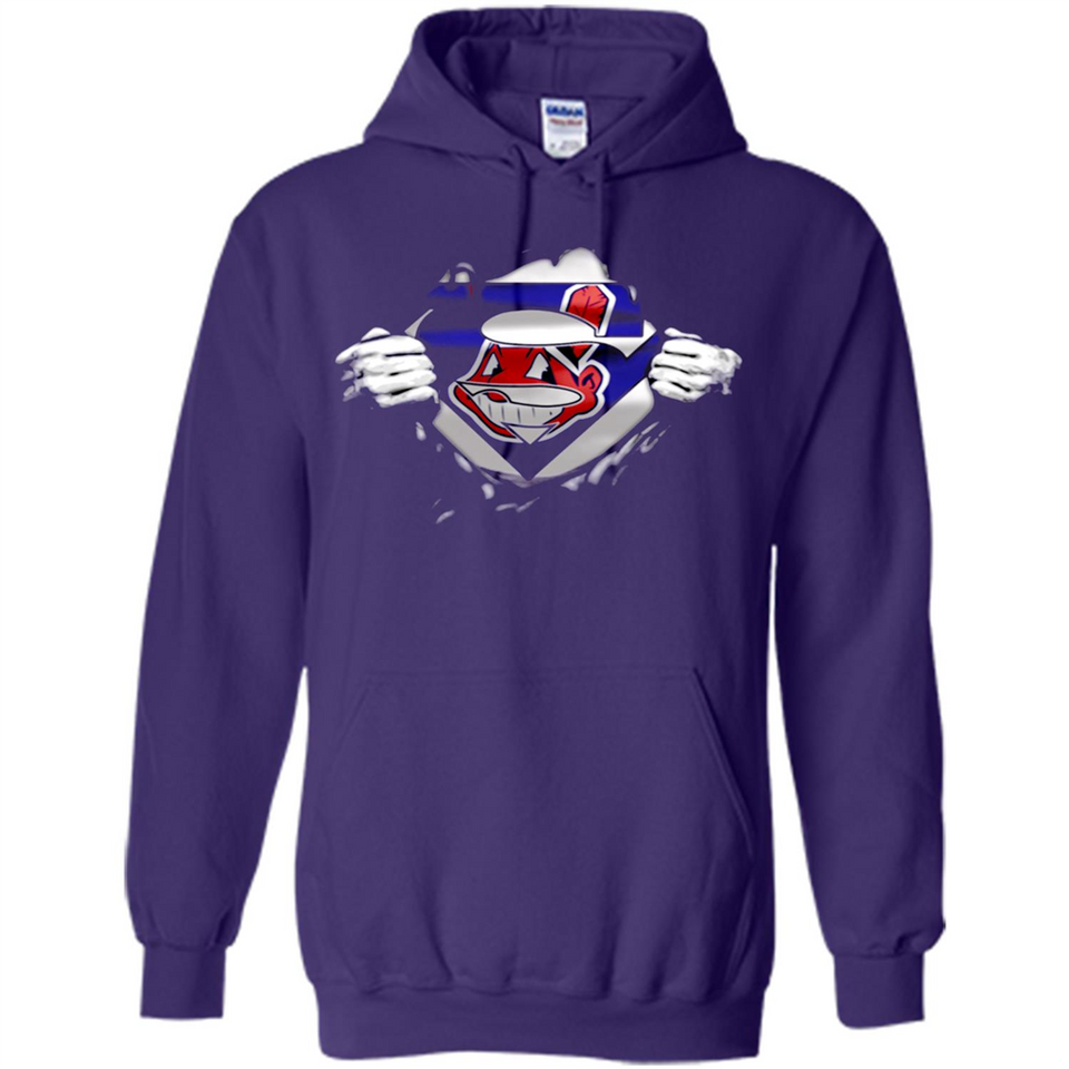 Cleveland Indians And Superman Fans - Hoodie