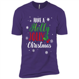 Have A Holly Jolly Christmas T-Shirt Cute Mistletoe - Premium Short Sleeve T-Shirt