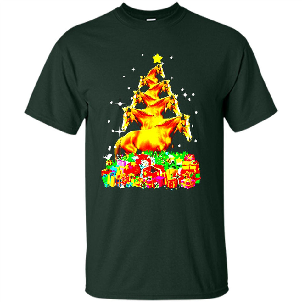 Horse Lover Tees Merry Christmas - Shirt
