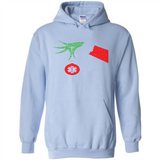 Funny Grinch Hand holding Doctor ornament Christmas Sporty T-Shirt - Hoodie