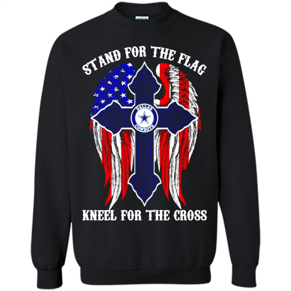 Dallas Cowboys - stand for the flag kneel for the cross