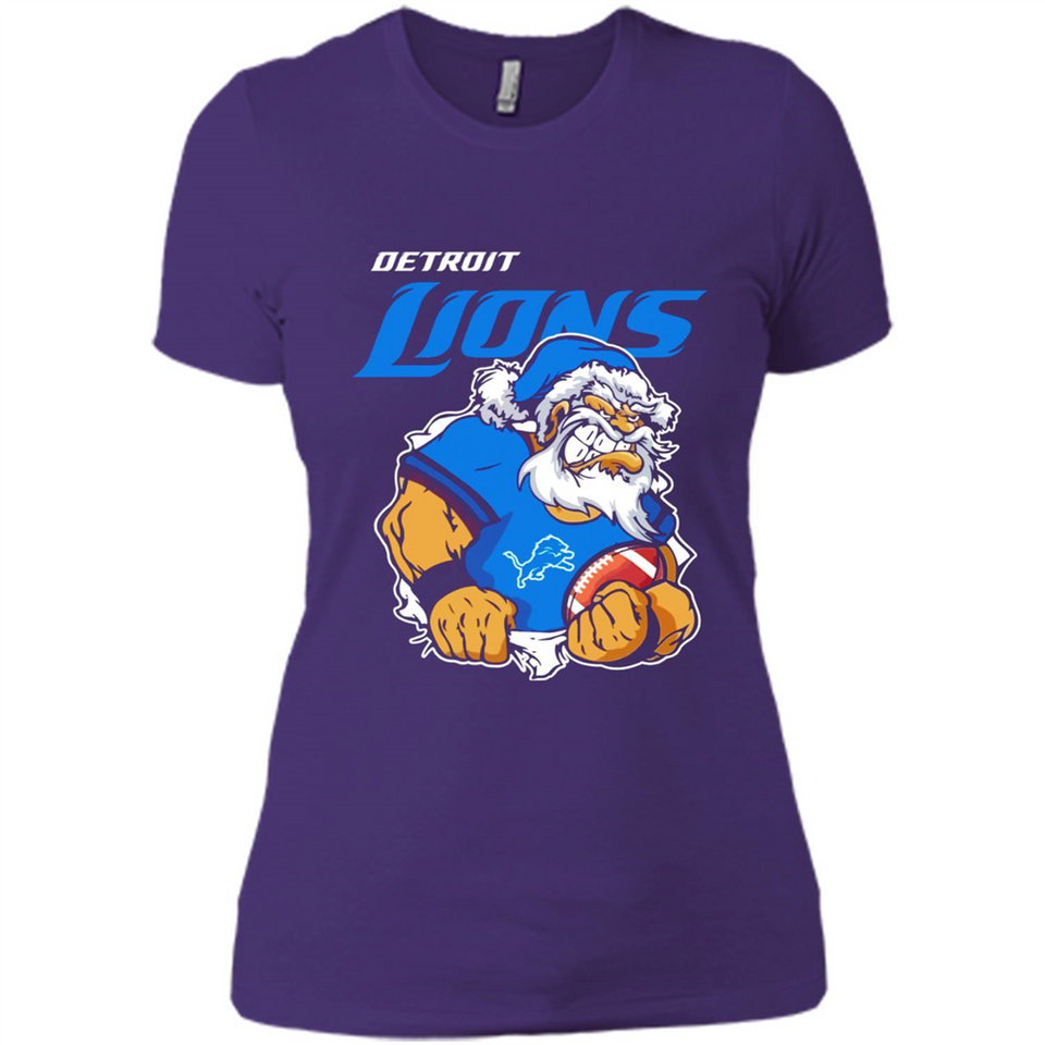 Grumpy Santa Claus Detroit Lions Football Team PINGPONG