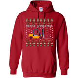 Merry Christmas Forklift ugly sweatshirt PINGPONG