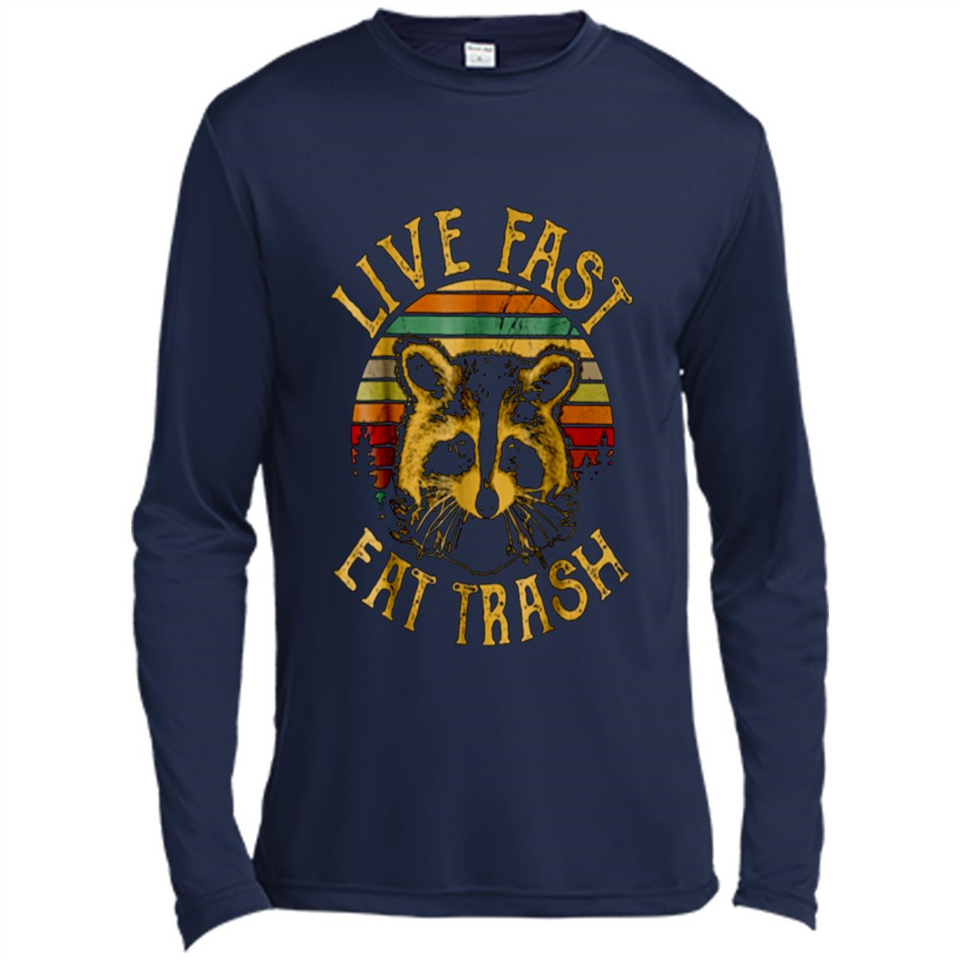 Live fast eat trash bear vintage camping PINGPONG