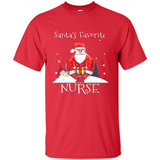 Funny Christmas Nurse Shirt, Santa_s Favorite Nurse - Shirt