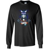 Charlotte Hornets Halloween The Nightmare Before Christmas - Long Sleeve T-Shirt