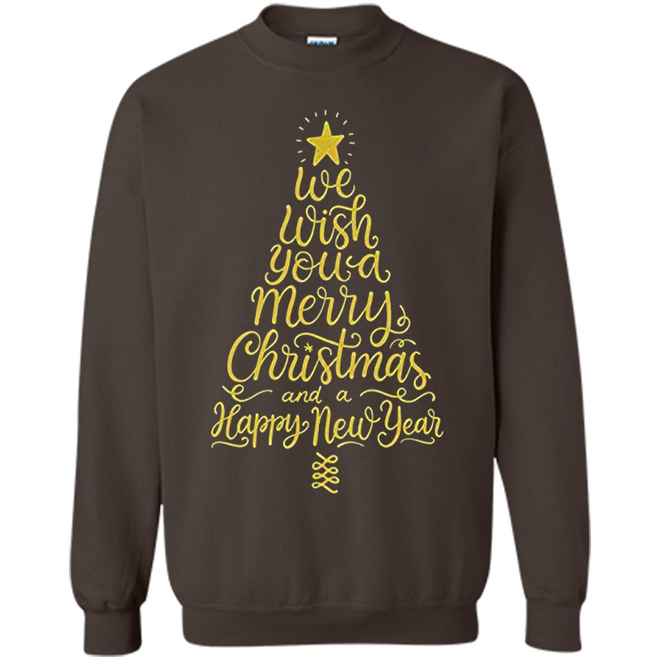 Christmas Tree T-Shirt Funny Mery Christmas Gift Idea - Sweatshirt