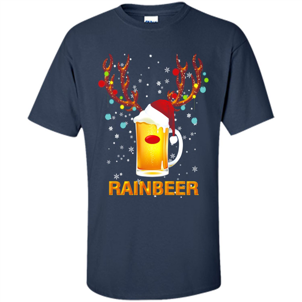 Rainbeer Funny Reindeer Beer Lover