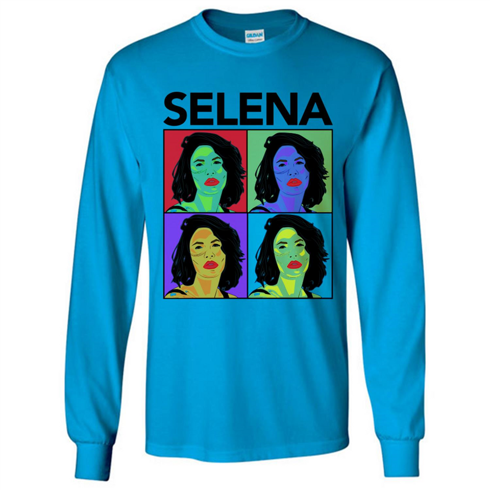 Selena Quintanilla Pop Art - Long Sleeve T-Shirt
