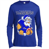 Grumpy Santa Claus Baltimore Ravens Football Team PINGPONG