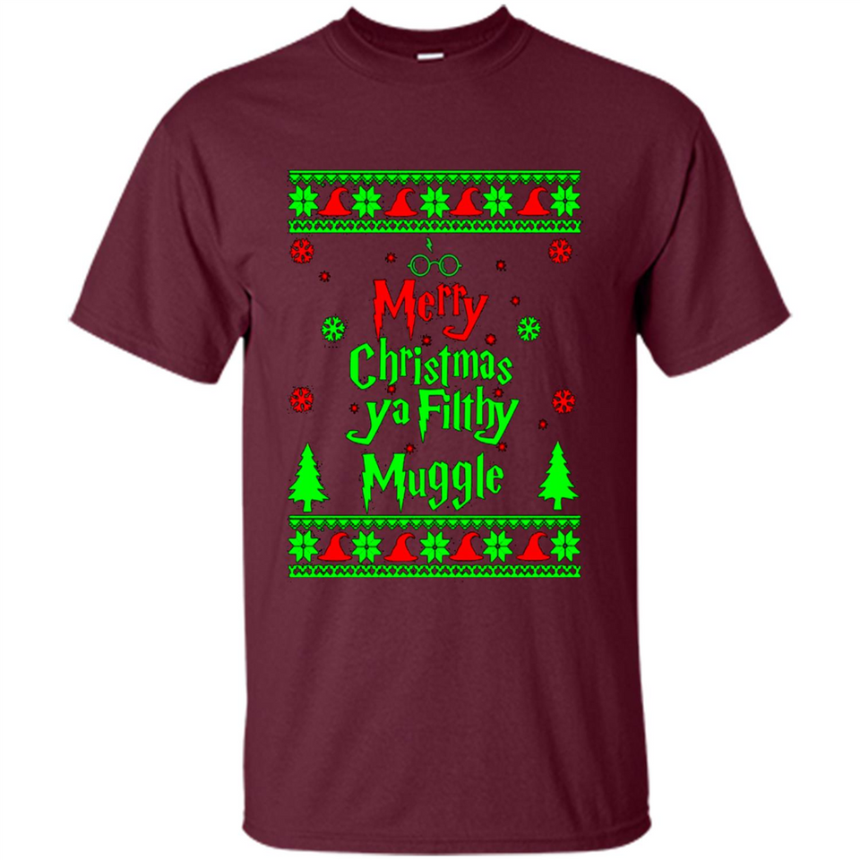 Merry Christmas ya filthy animal ugly sweater PINGPONG