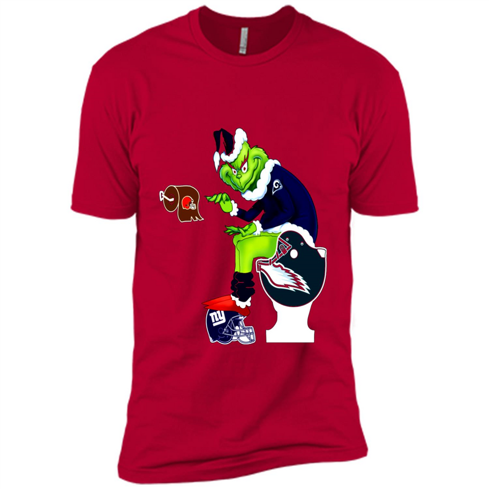 Los Angeles Rams Toilet Grinch Santa Claus Football Fan PINGPONG