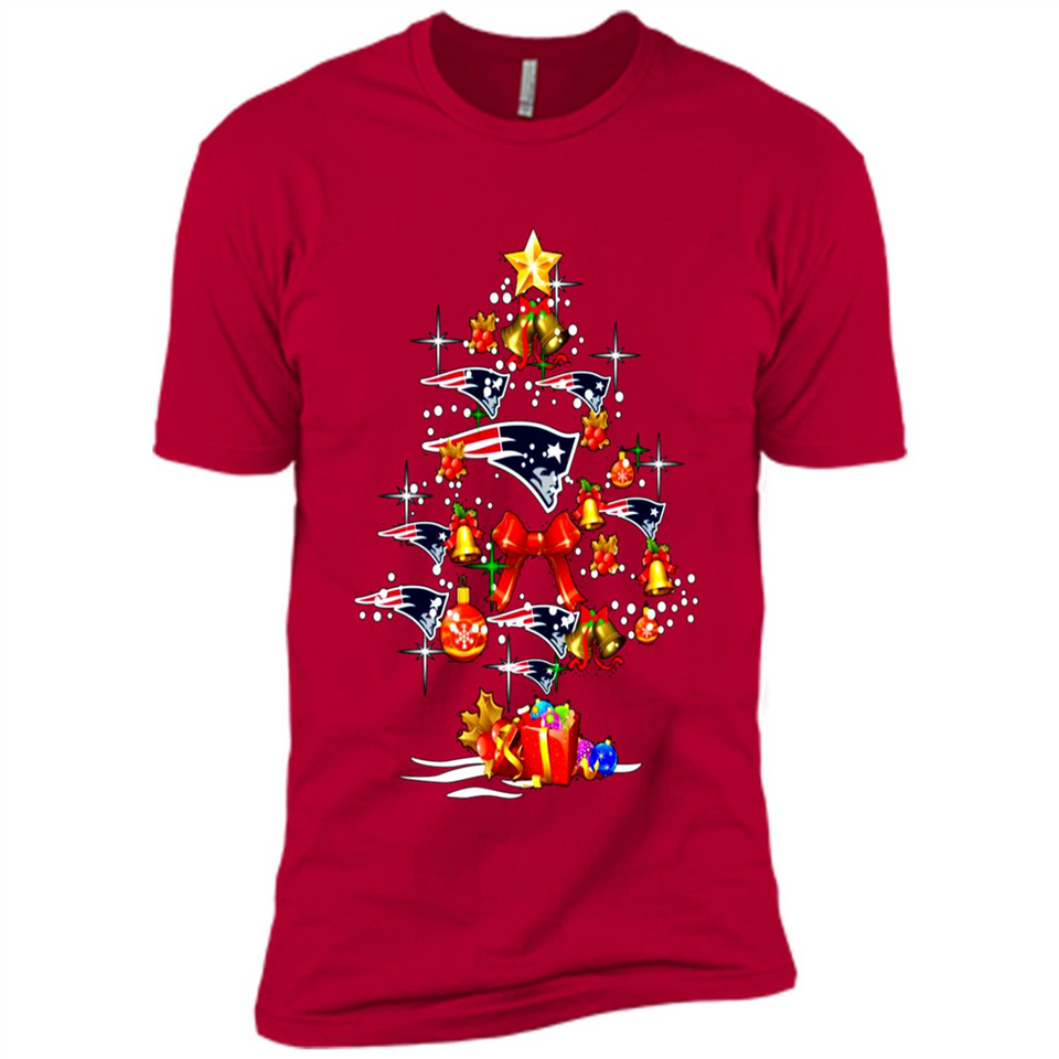 New England Patriots Christmas Tree sweater PINGPONG