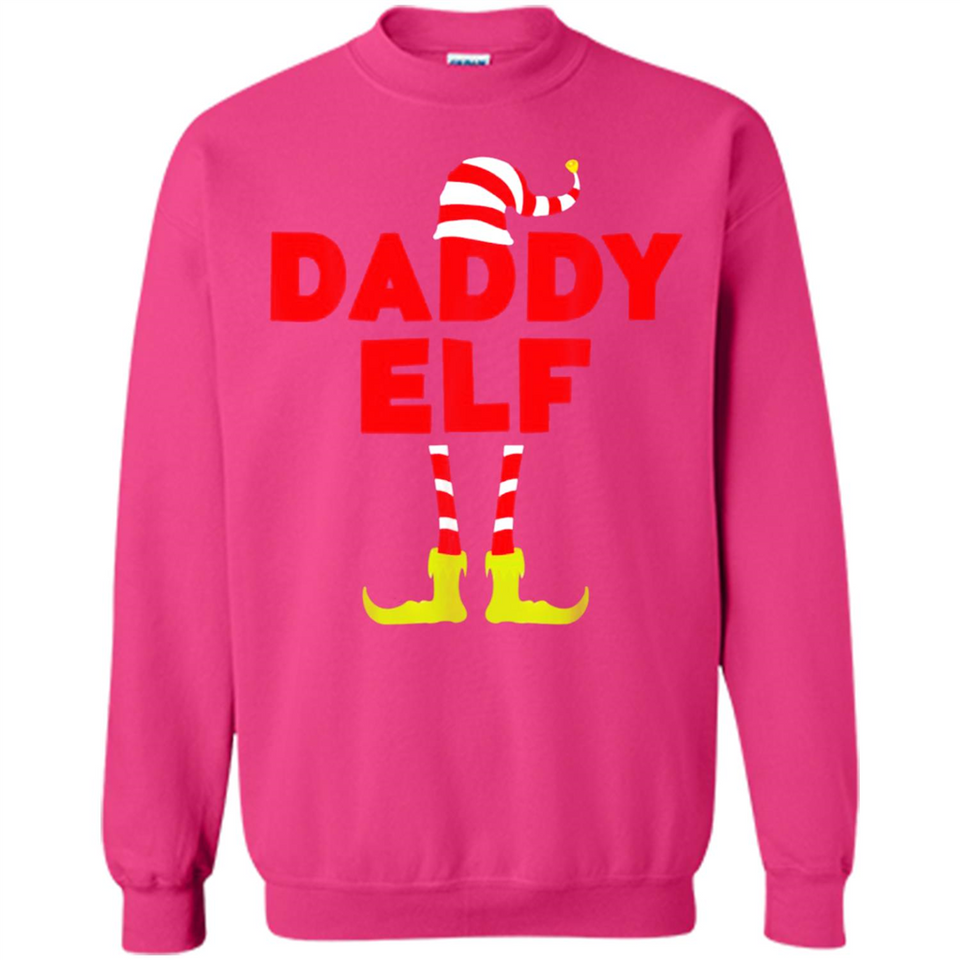 Mens Daddy Elf T-Shirt Funny Matching Christmas Costume - Sweatshirt