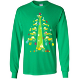 Tractor Car Christmas Tree T-shirt For Drivers