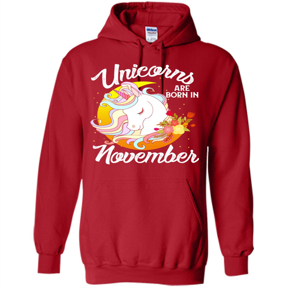 Unicorns Are Born In November Magical Rainbow