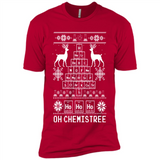 Oh Chemistry Tree Ugly Christmas Sweater - Premium Short Sleeve T-Shirt