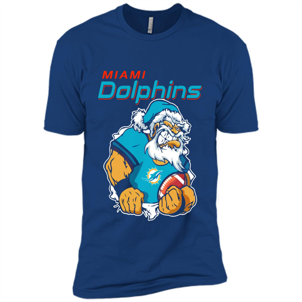 Grumpy Santa Claus Miami Dolphins Football Team PINGPONG