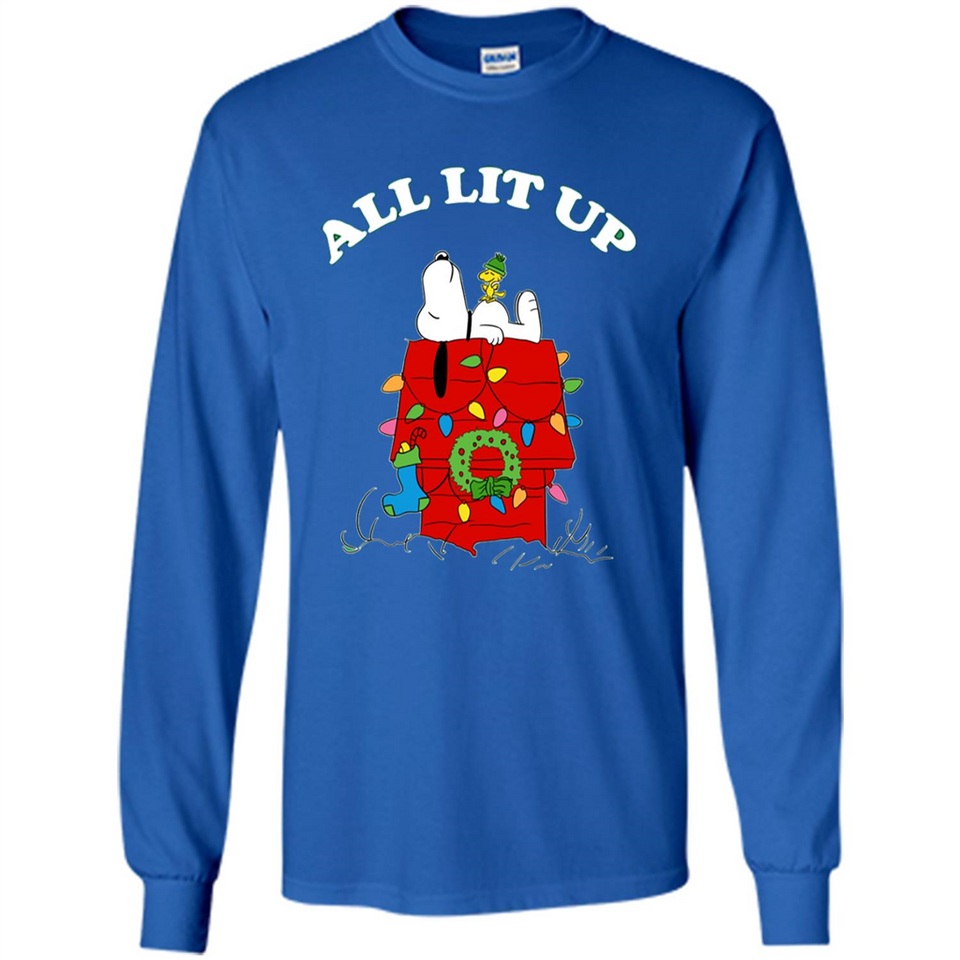 Peanuts By Schulz Snoopy Young Men_s Christmas - Long Sleeve T-Shirt