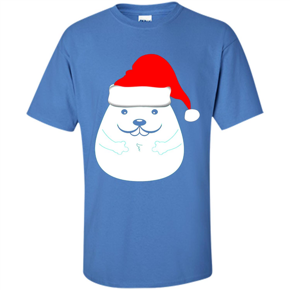 Funny Hamster Christmas t-shirt Santa Hat - Shirt